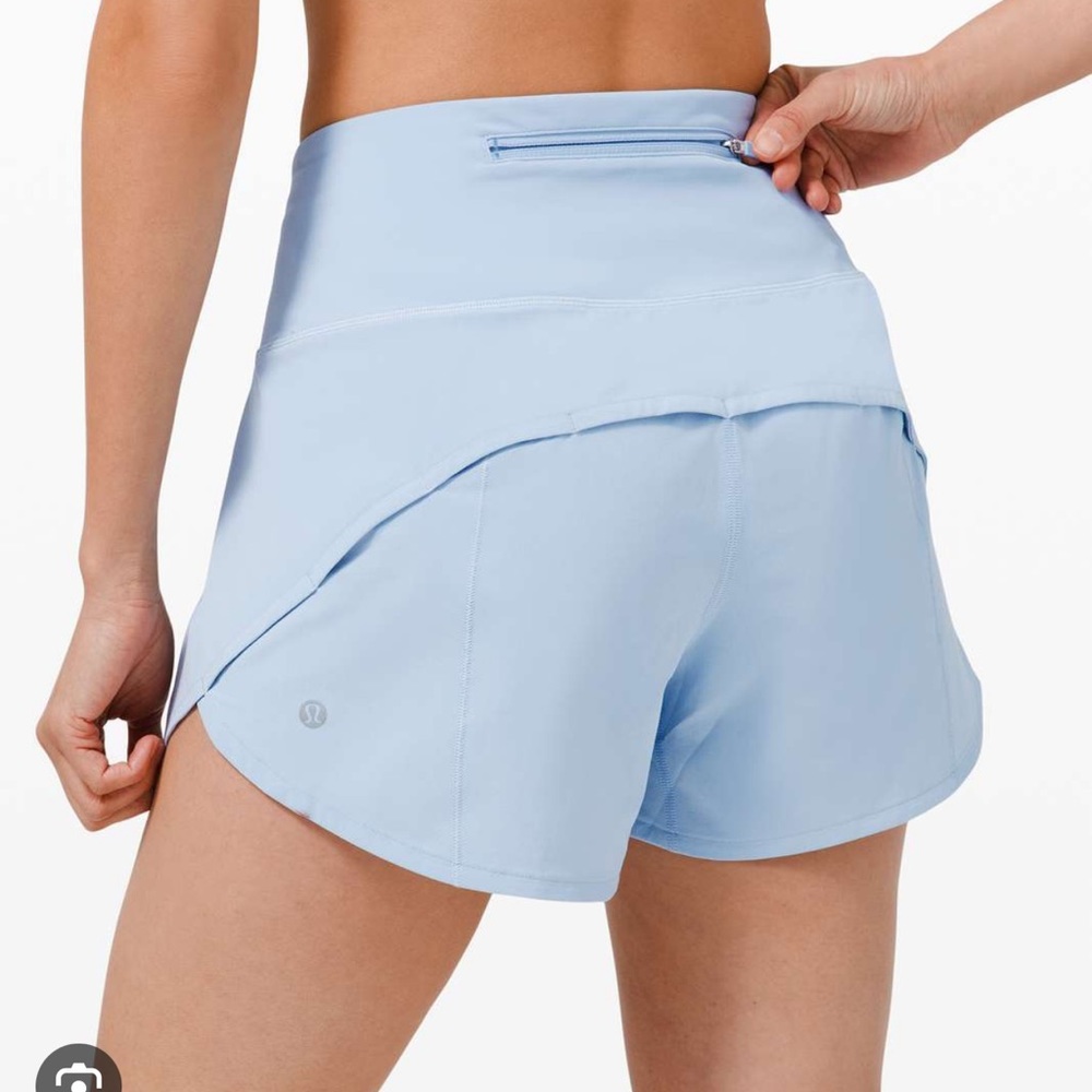 Lululemon Speed Up Mid-Rise Lined Short 4” EUC Size 12